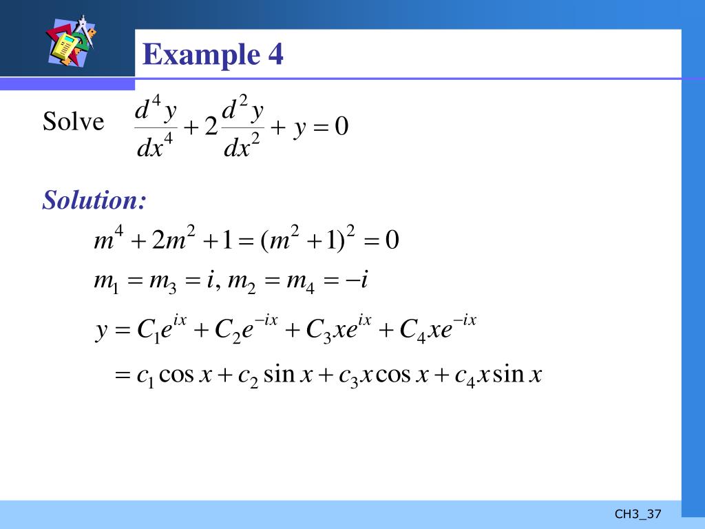 PPT HigherOrder Differential Equations PowerPoint Presentation, free