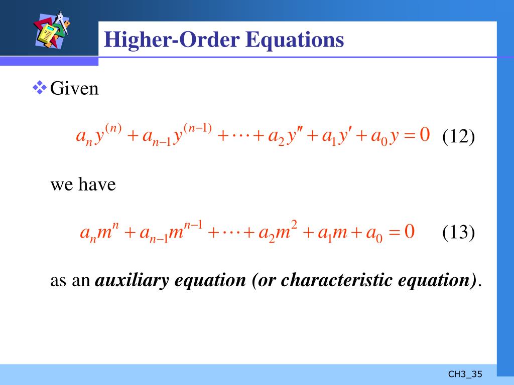 PPT HigherOrder Differential Equations PowerPoint Presentation, free