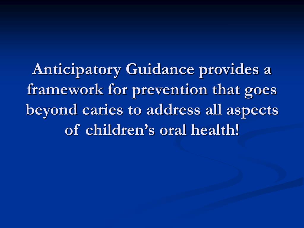 PPT Anticipatory Guidance PowerPoint Presentation, free download ID