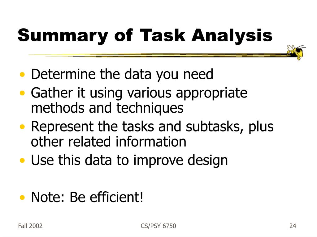 PPT Task Analysis PowerPoint Presentation, free download ID6675762