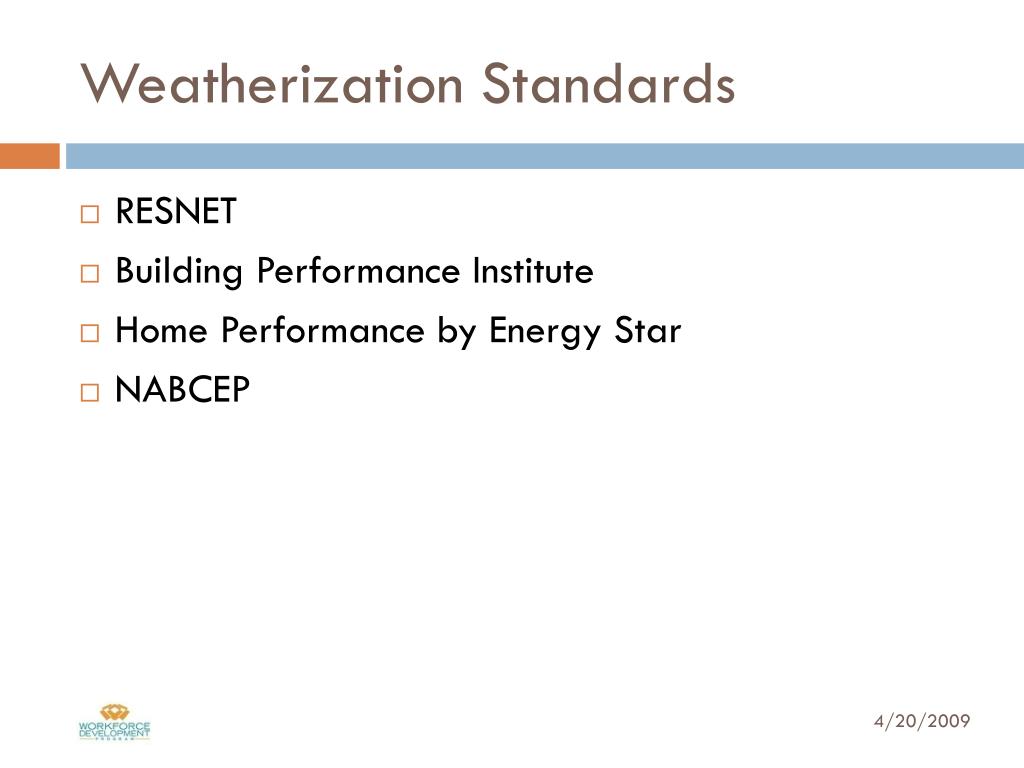 PPT Weatherization PowerPoint Presentation, free download ID6677310