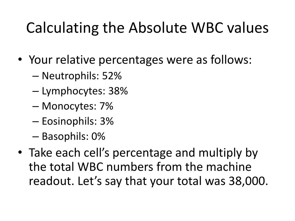 PPT The Complete Blood Count PowerPoint Presentation, free download