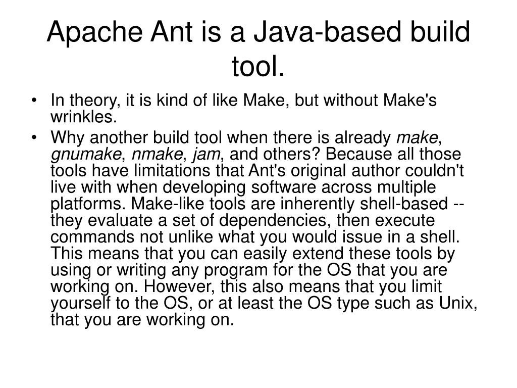 PPT About apache ant PowerPoint Presentation, free download ID6678243