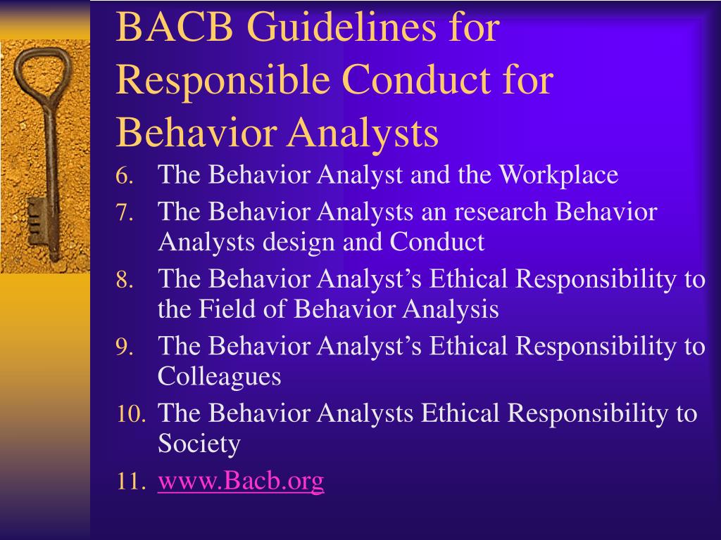 PPT Ethics in Applied Behavior Analysis PowerPoint Presentation, free
