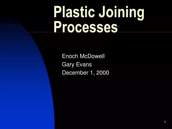 PPT Plastic Joining Processes PowerPoint Presentation, free download