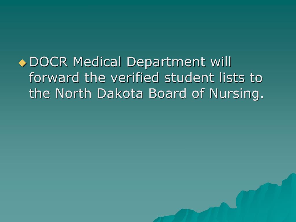 PPT NORTH DAKOTA BOARD OF NURSING CERTIFICATE OF APPROVAL Medication