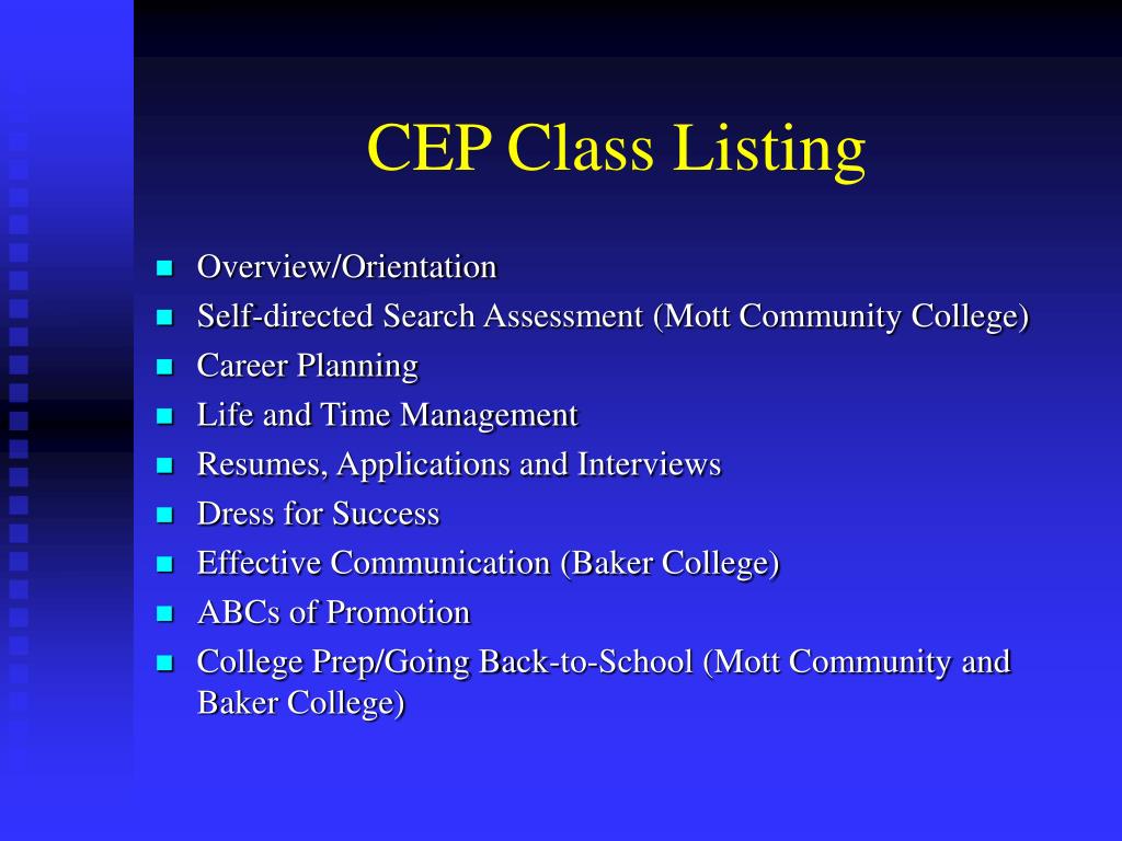 PPT Career Exploration Program (CEP) PowerPoint Presentation, free