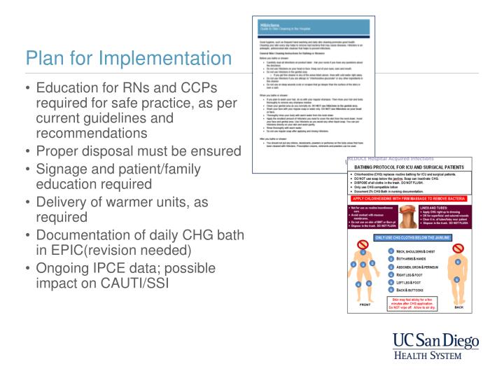 PPT House wide CHG Bathing Proposal PowerPoint Presentation ID6682826