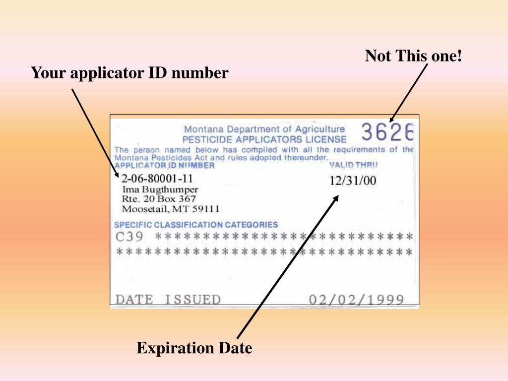 PPT Private Applicator Training and Certification in Montana