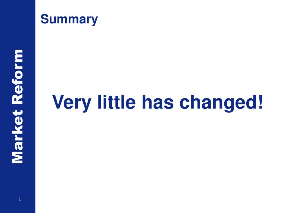 PPT Market Reform Contract (MRC) for Binding Authorities and