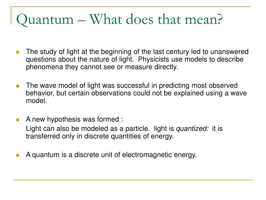 PPT Quantum Physics PowerPoint Presentation, free download ID6688872