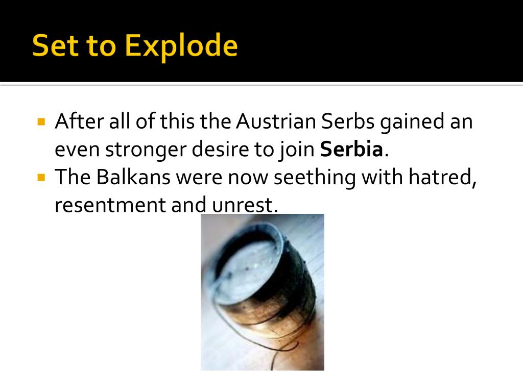 PPT The Balkan Powder Keg PowerPoint Presentation, free download ID