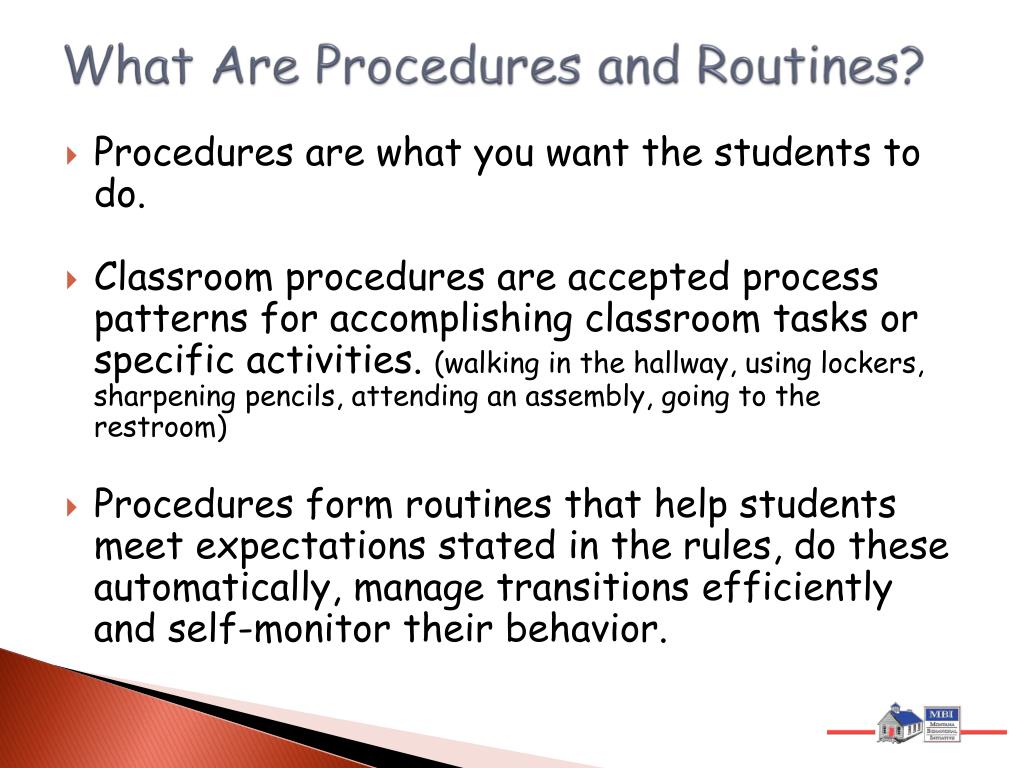 PPT Effective Classroom Practice Procedures & Routines PowerPoint