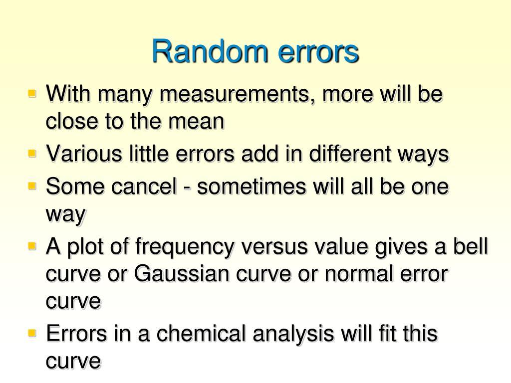 PPT Statistics for Analytical Chemistry PowerPoint Presentation, free