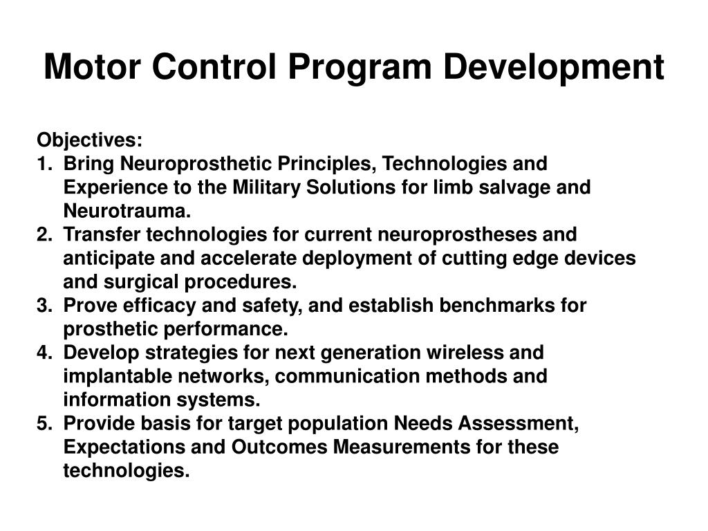 PPT Motor Control Team PowerPoint Presentation, free download ID6691417