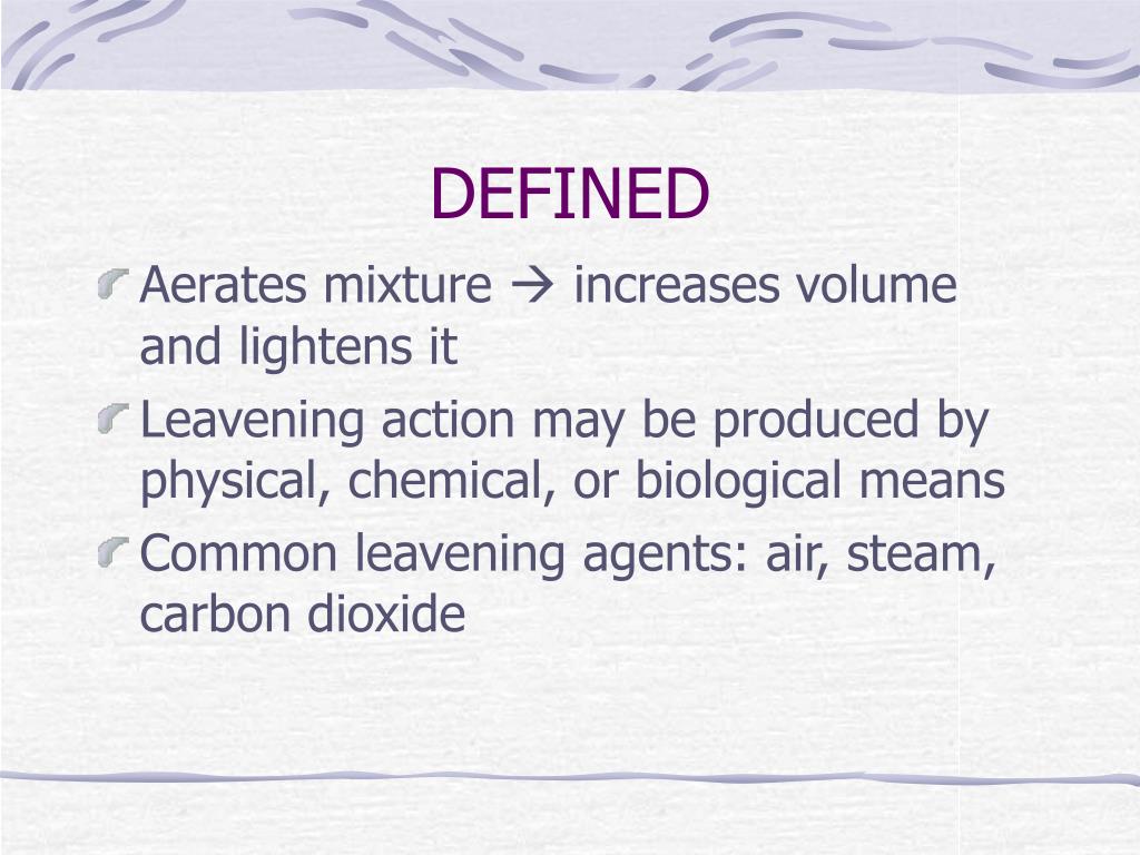 PPT LEAVENING AGENTS PowerPoint Presentation, free download ID6692299