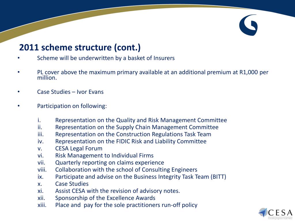 PPT Consulting Engineers South Africa Professional Indemnity