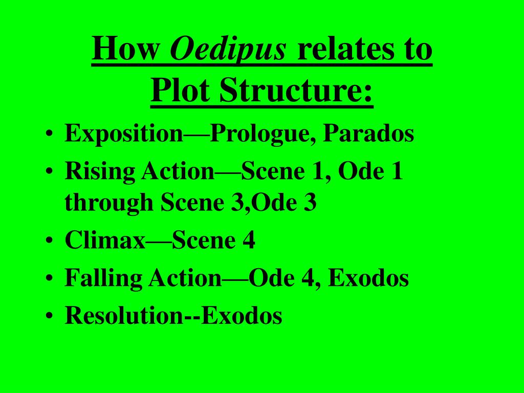 PPT The Dramatic Structure of “Oedipus the King” PowerPoint