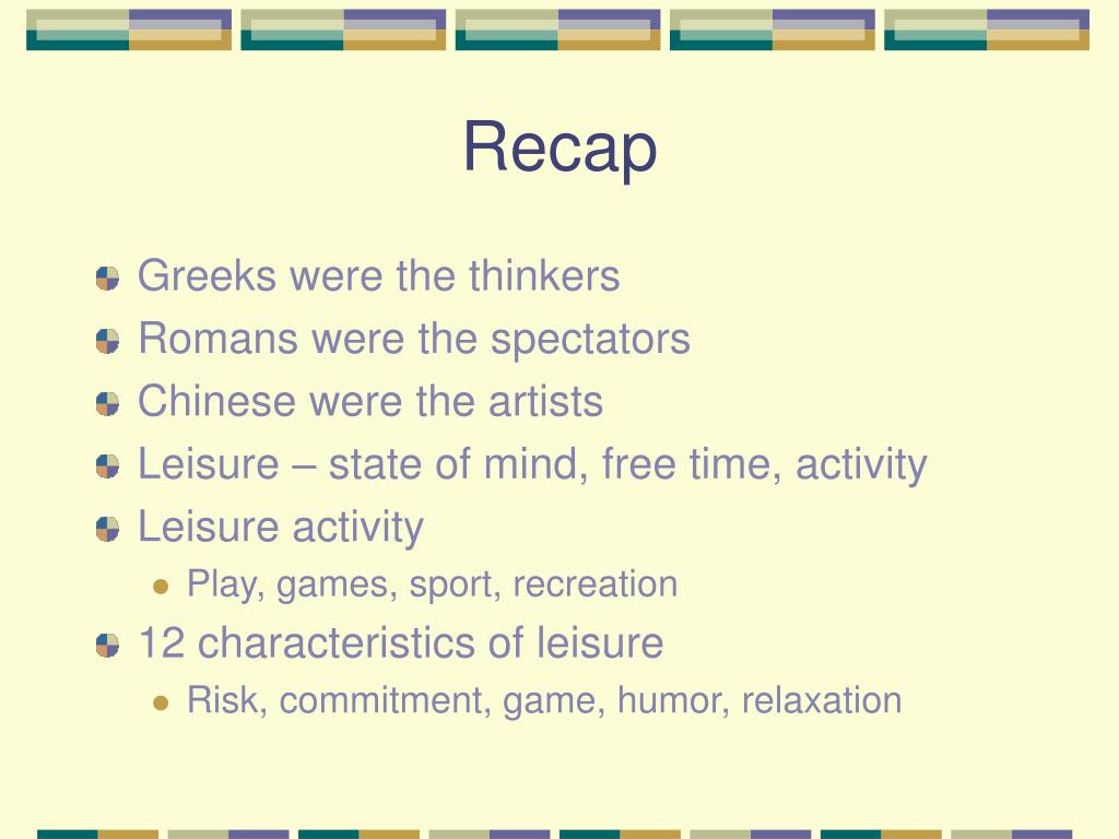 PPT Leisure Definitions PowerPoint Presentation, free download ID