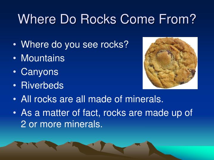 PPT The Three Different Types of Rocks PowerPoint