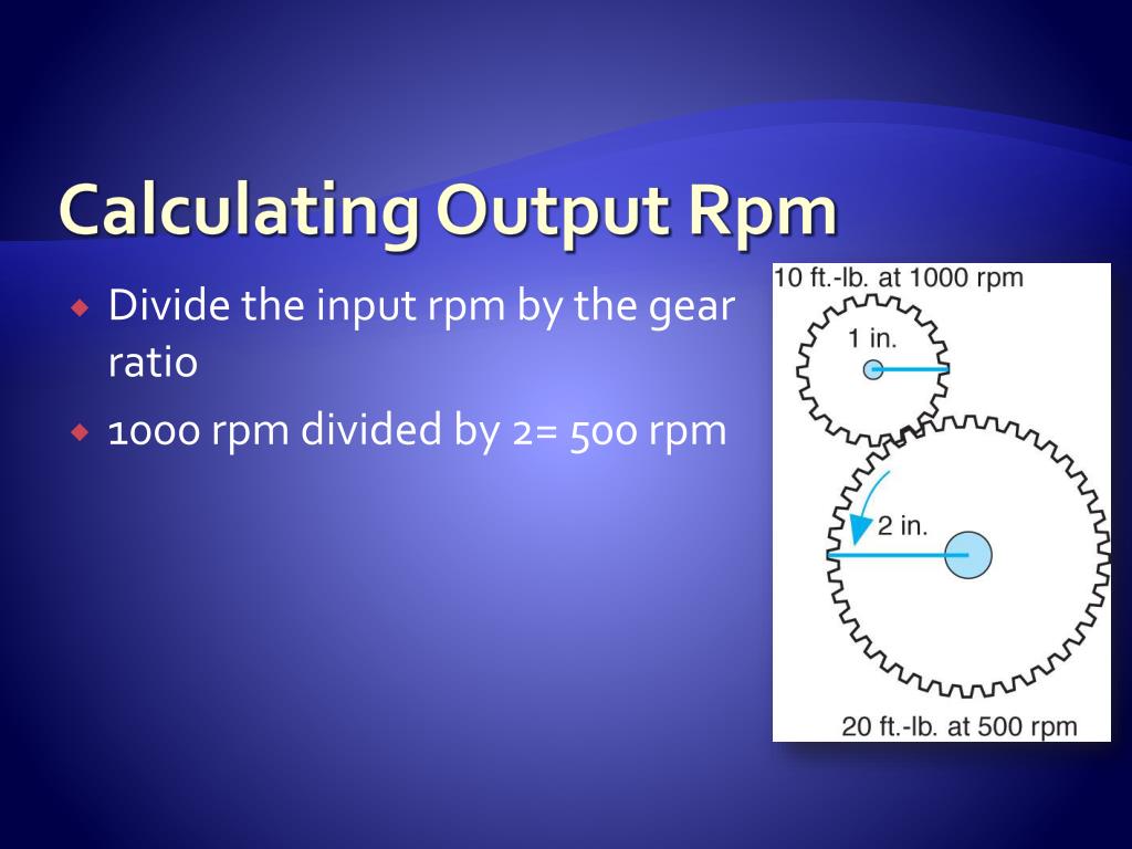 PPT Gear ratios PowerPoint Presentation, free download ID6695664