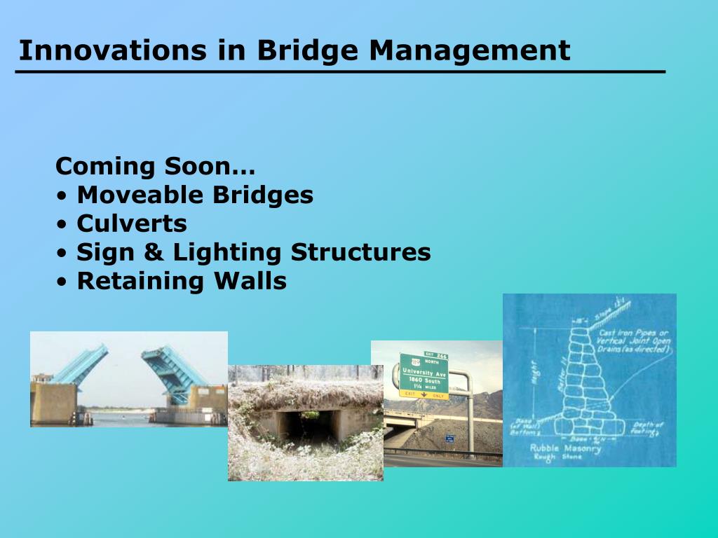 PPT Connecting Bridge Management Systems to Asset Management