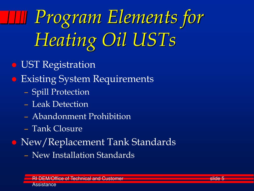 PPT Underground Storage Tank Management Regulations for Commercial