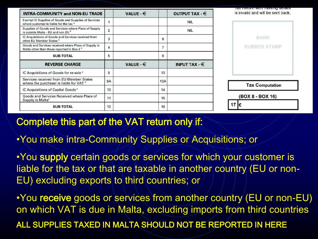 PPT The VAT Return PowerPoint Presentation, free download ID6698656