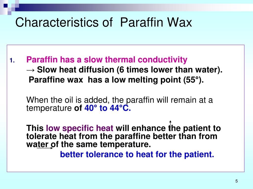 PPT Parrafin Wax Application PowerPoint Presentation, free download