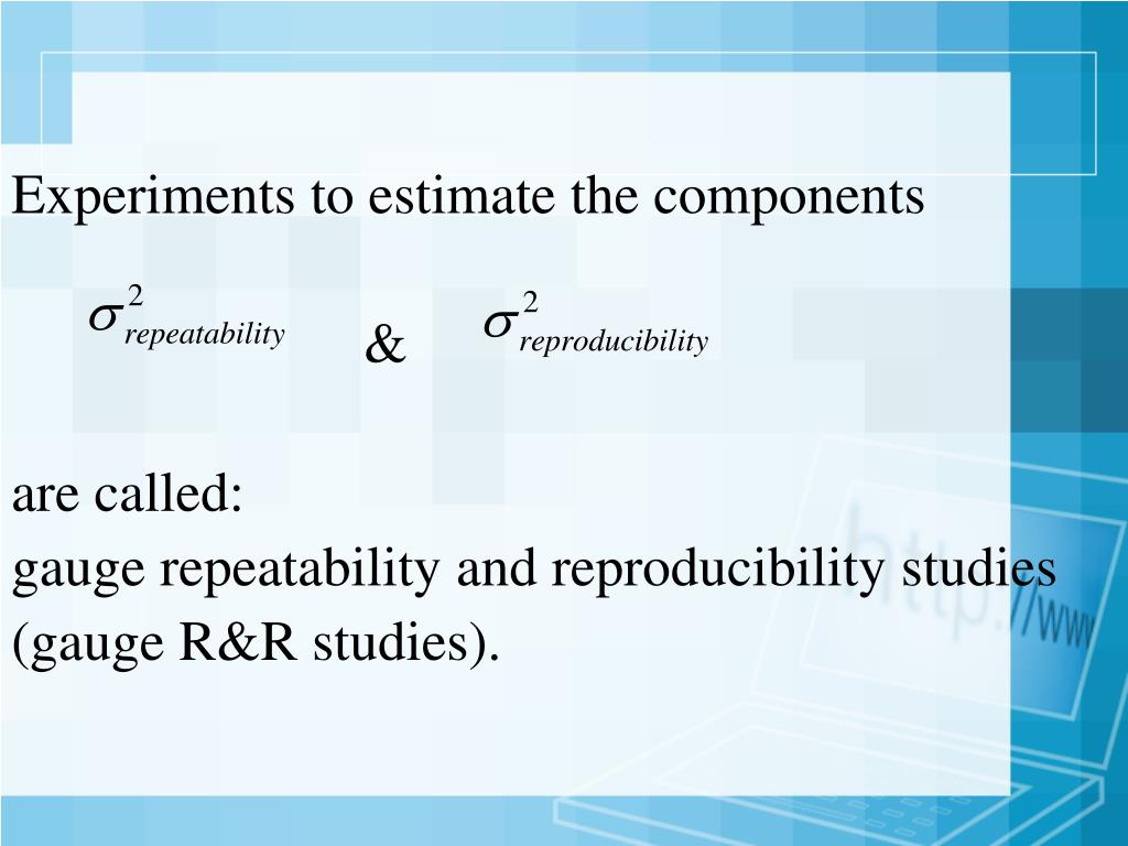 PPT Repeatability & Reproducibility PowerPoint