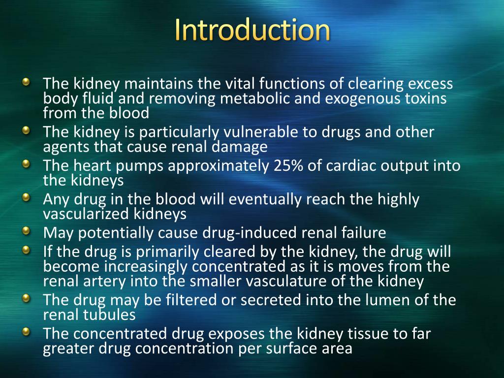PPT Druginduced Kidney Disease PowerPoint Presentation, free download ID6701347