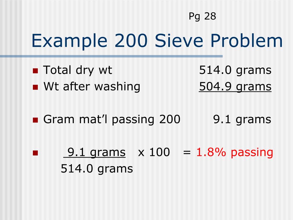 PPT Sieve Analysis PowerPoint Presentation, free download ID6701412