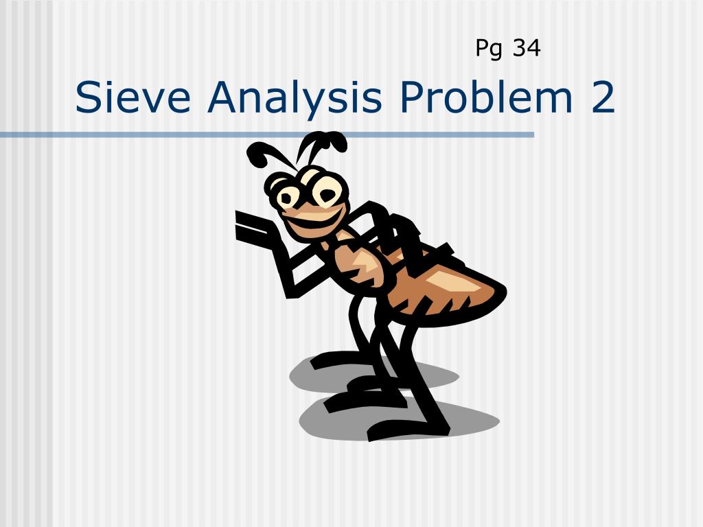 PPT Sieve Analysis PowerPoint Presentation, free download ID6701412