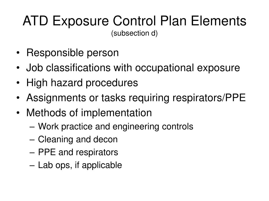 PPT Cal/OSHA’s ATD Standard and Emergency Medical Services PowerPoint