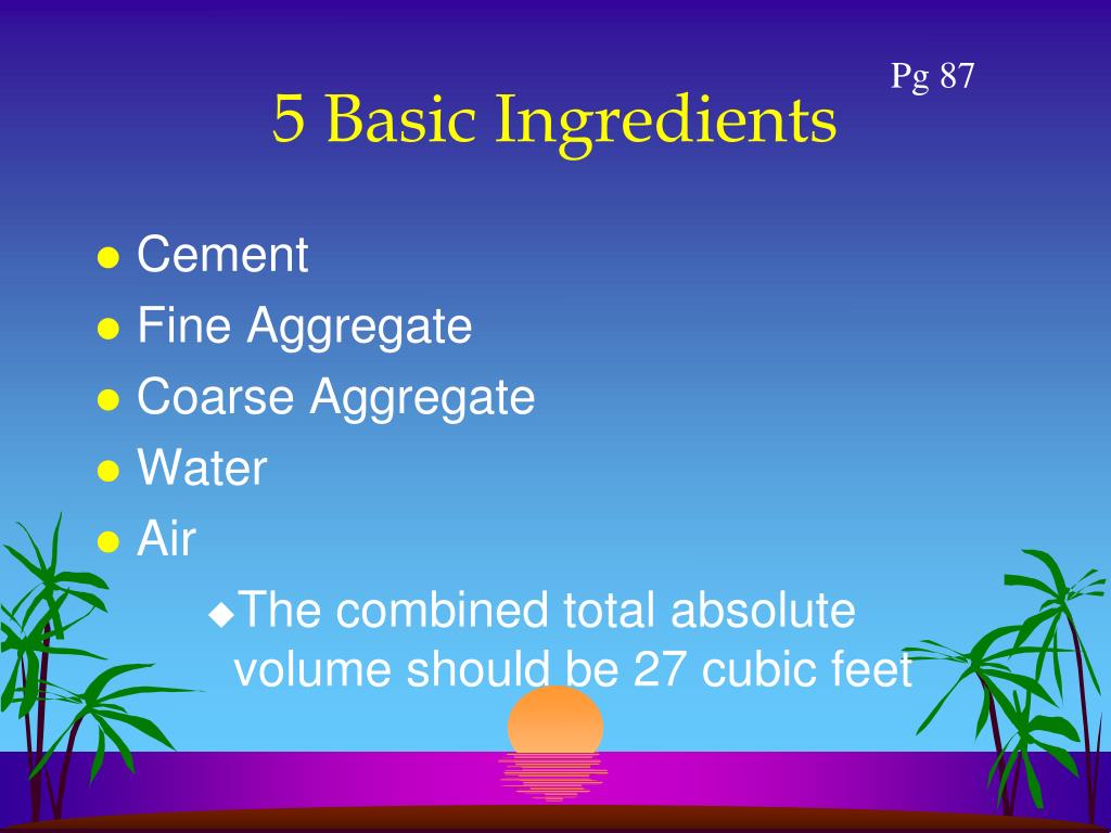 PPT ACI Concrete Mix Design PowerPoint Presentation, free download