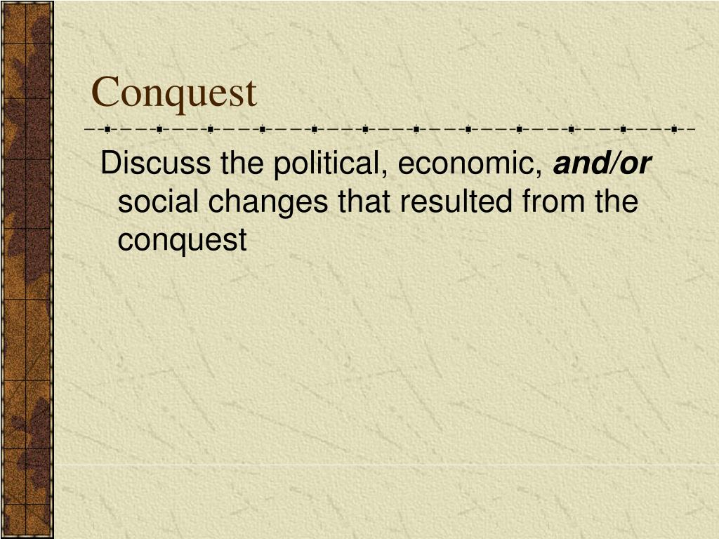 Conquest Meaning