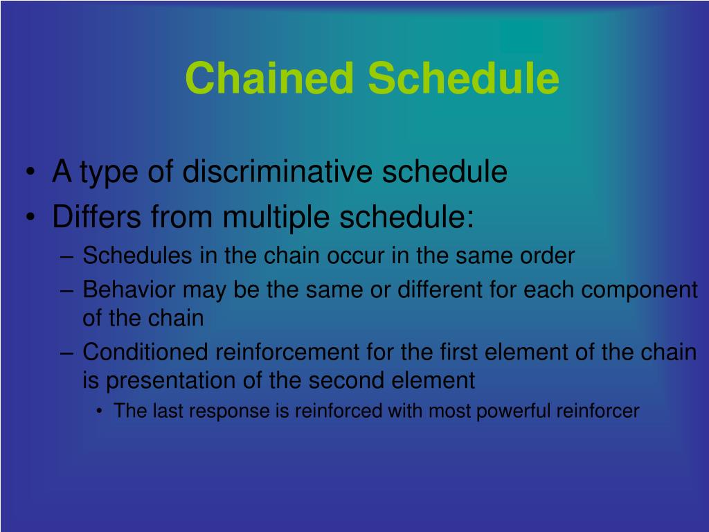 PPT Schedules of Reinforcement Chapter 13 PowerPoint Presentation