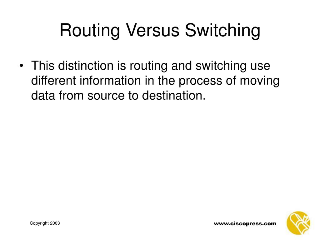PPT CCNA 1 Chapter 8 Routing Fundamentals and PowerPoint