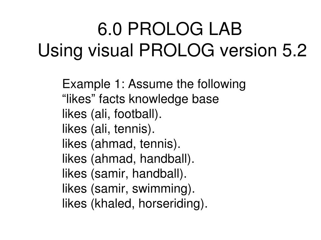 Visual prolog tutorial lasopadigital