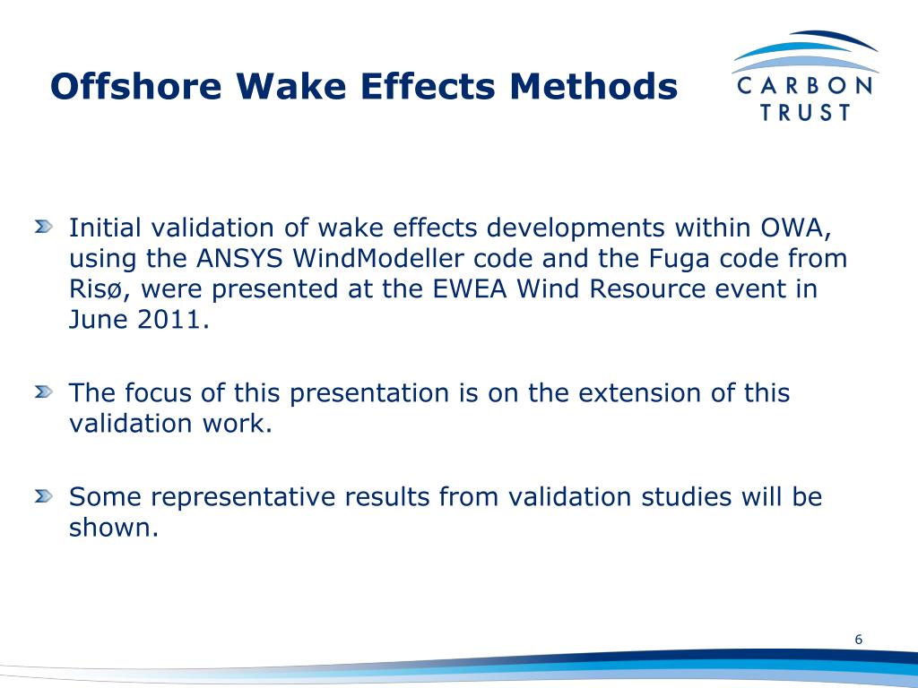 PPT Offshore Wind Accelerator Wake Modelling using CFD PowerPoint
