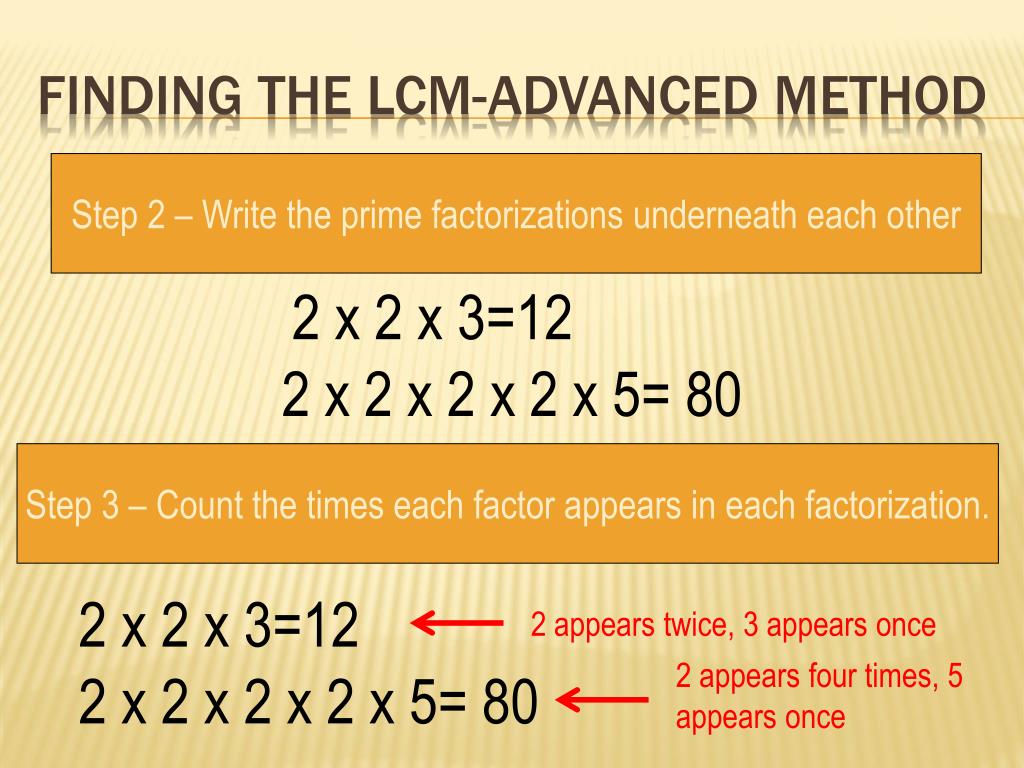 PPT Greatest common factors ( gcf ) & least common multiples (lcm