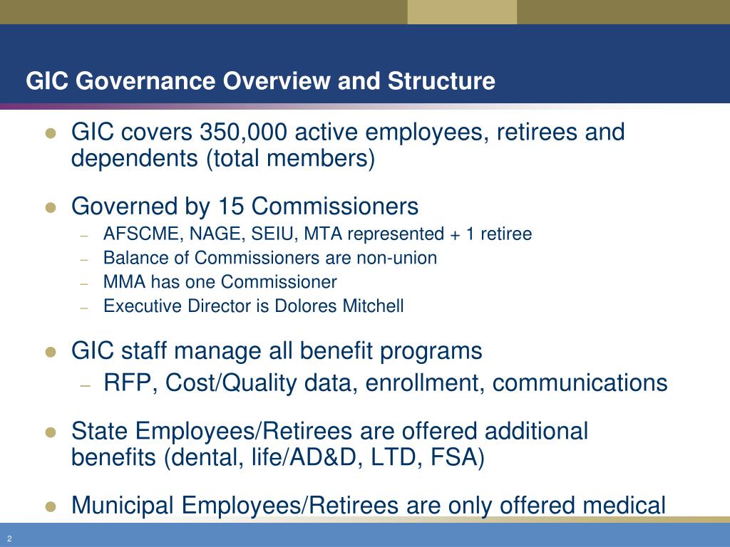 PPT MTA All Presidents Meeting GIC Plan Overview PowerPoint