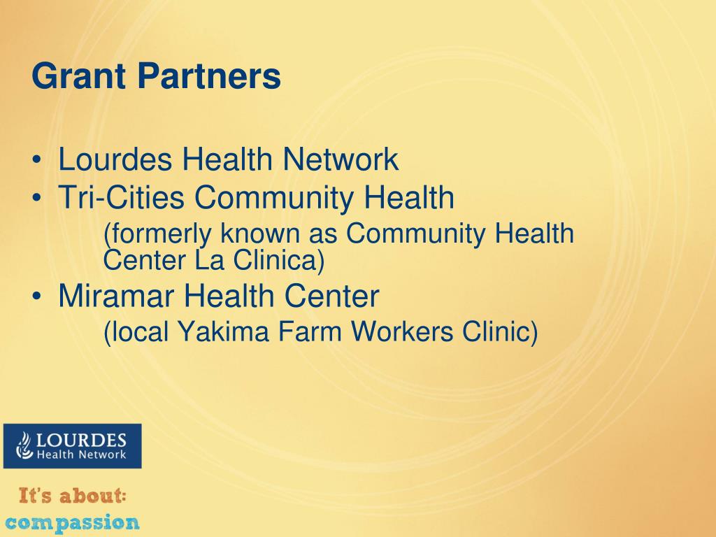 PPT ED Diversion Project Lourdes Health Network Erin Tomlinson Grant