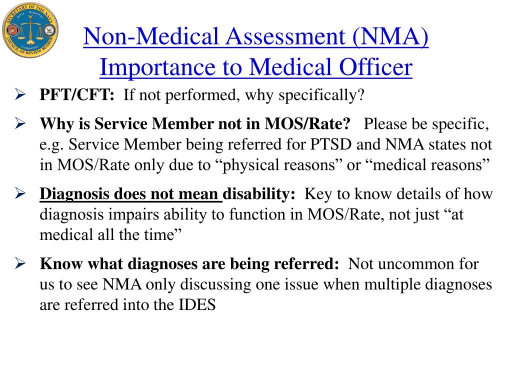 PPT Secretary of the Navy Physical Evaluation Board (PEB) PowerPoint