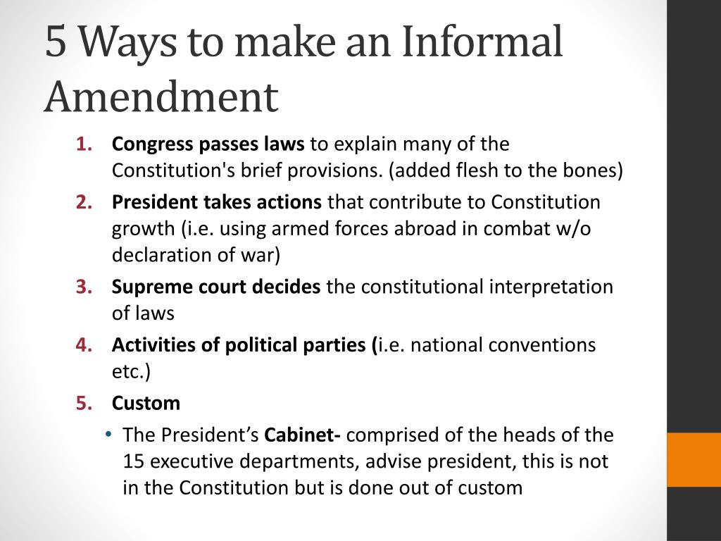 PPT Chapter 3 The Constitution PowerPoint Presentation, free