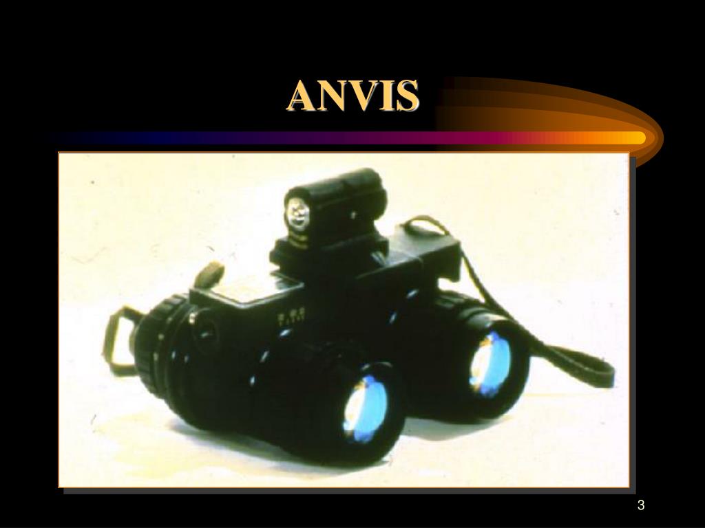 PPT NIGHT VISION GOGGLES AN/AVS6 OPERATIONS CW4 Art Lawler