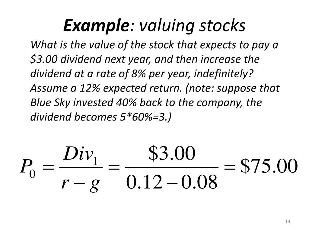 PPT Valuing Common Stocks PowerPoint Presentation, free download ID