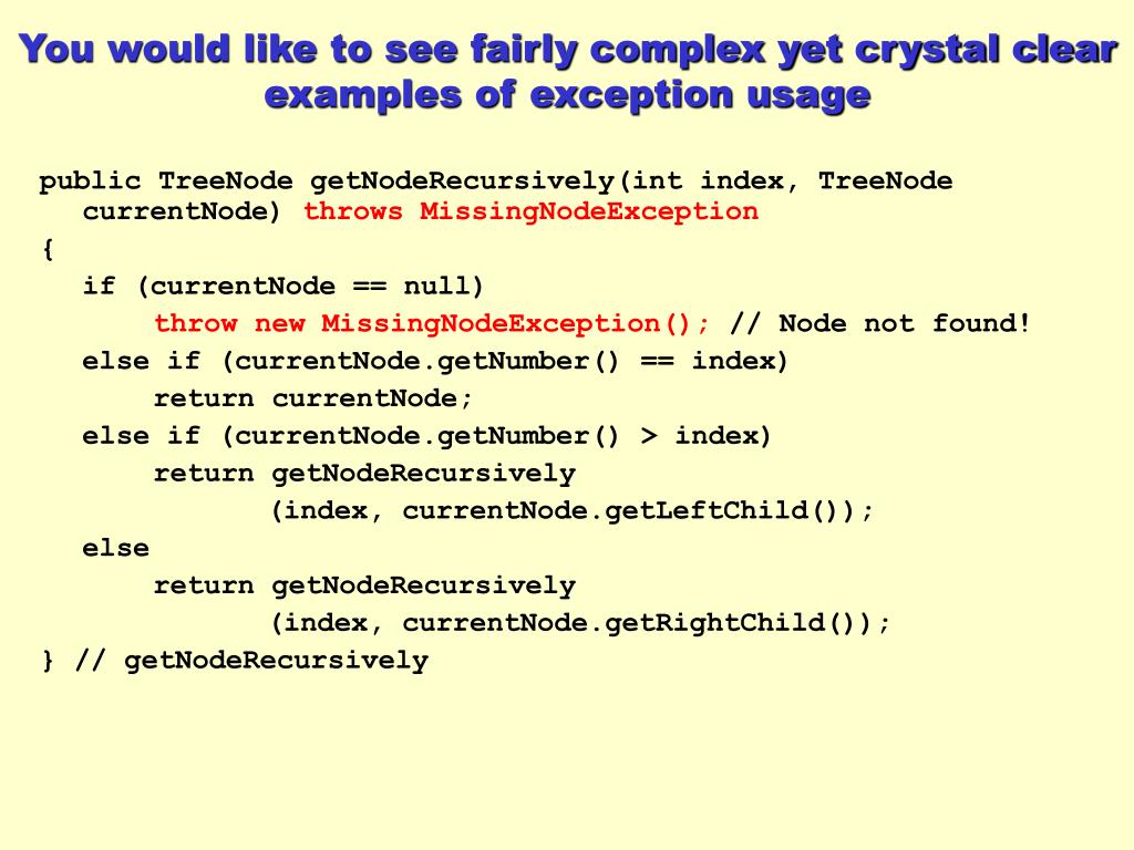 PPT Exceptions PowerPoint Presentation, free download ID6720134