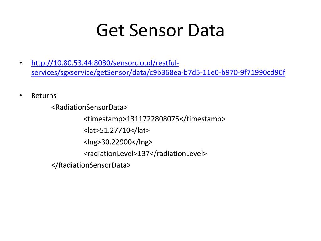 PPT Sensor Cloud Technical Interchange Meeting PowerPoint
