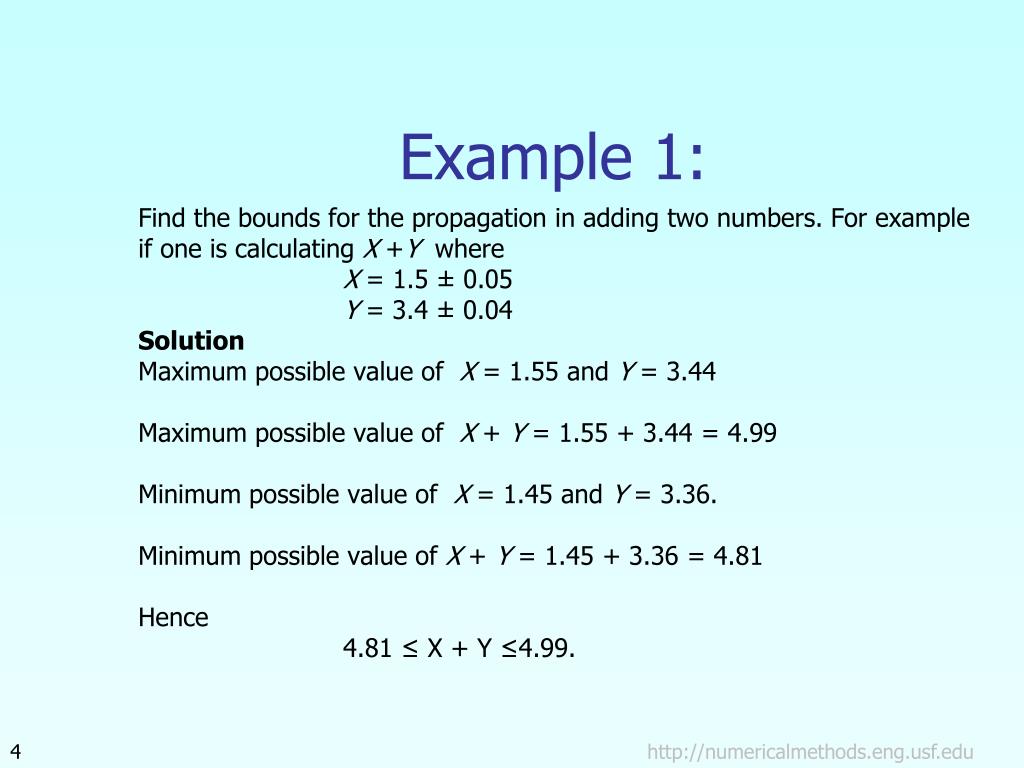 PPT Propagation of Errors PowerPoint Presentation, free download ID